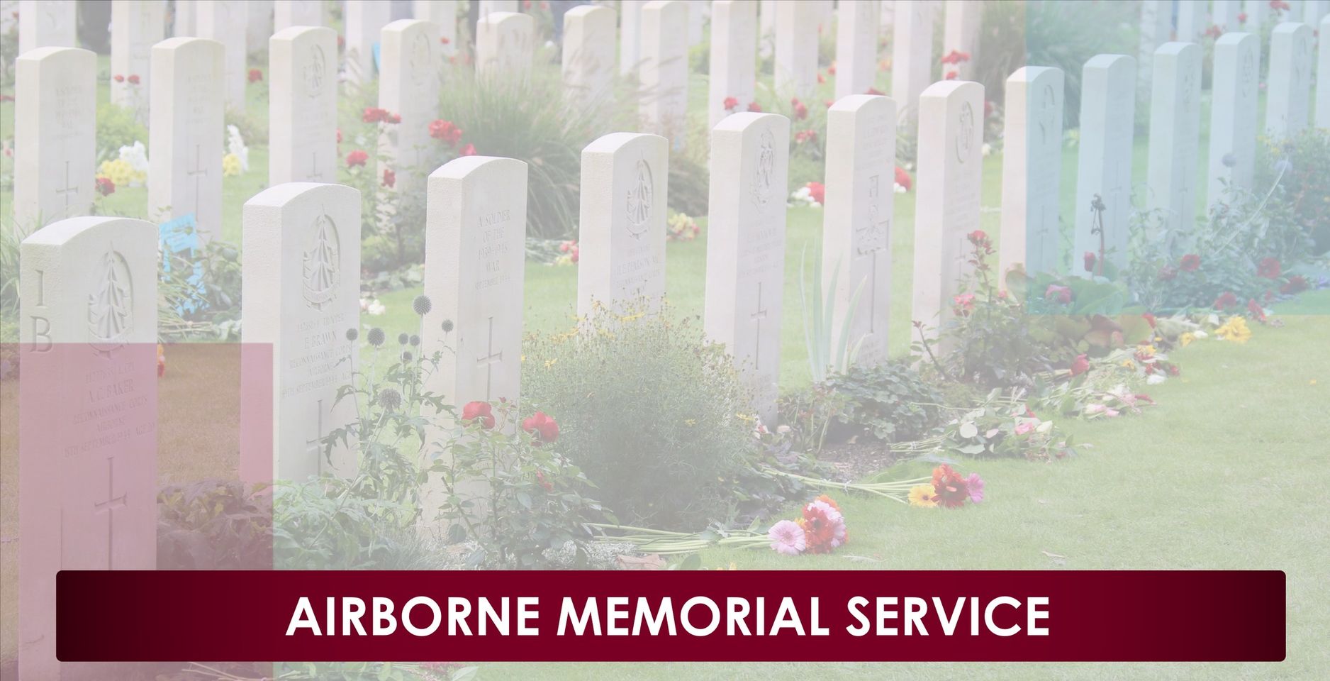 Airborne memorial service